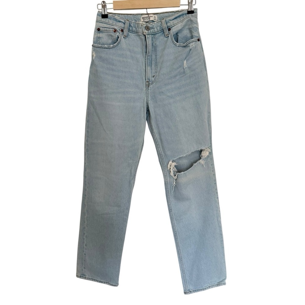 Abercrombie & Fitch "The '90s Straight Ultra High Rise" Denim Jeans US27